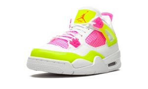 Air Jordan 4 Retro White Lemon Pink (GS)