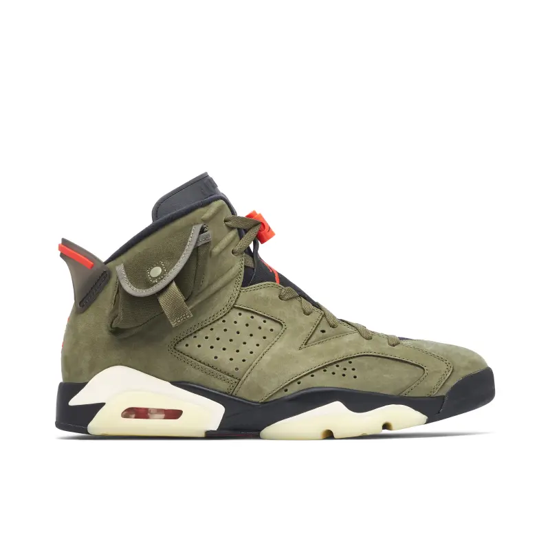 Air Jordan 6 Retro x Travis Scott Medium Olive