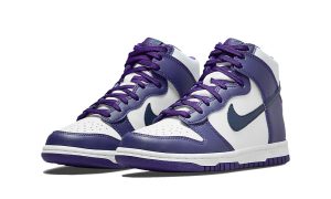 Nike Dunk High Electro Purple Midnight Navy (GS)