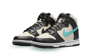 Nike Dunk High EMB Beige Black Teal