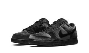 Nike Dunk Low Dover Street Market Triple Black Velvet