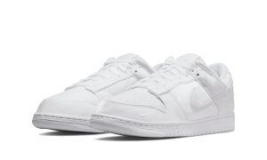 Nike Dunk Low Dover Street Market Triple White Velvet