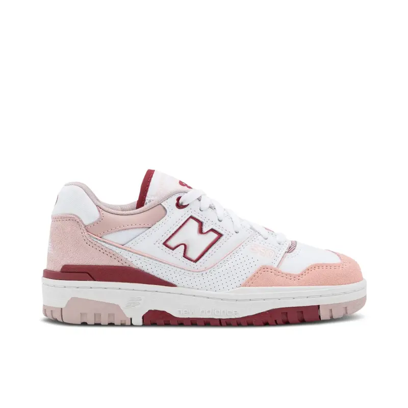 New Balance 550 White Scarlet (W)