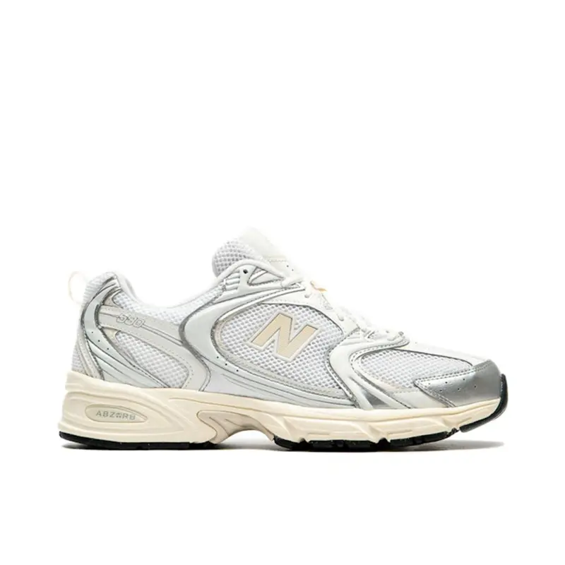 New Balance 530 Silver Metallic Linen
