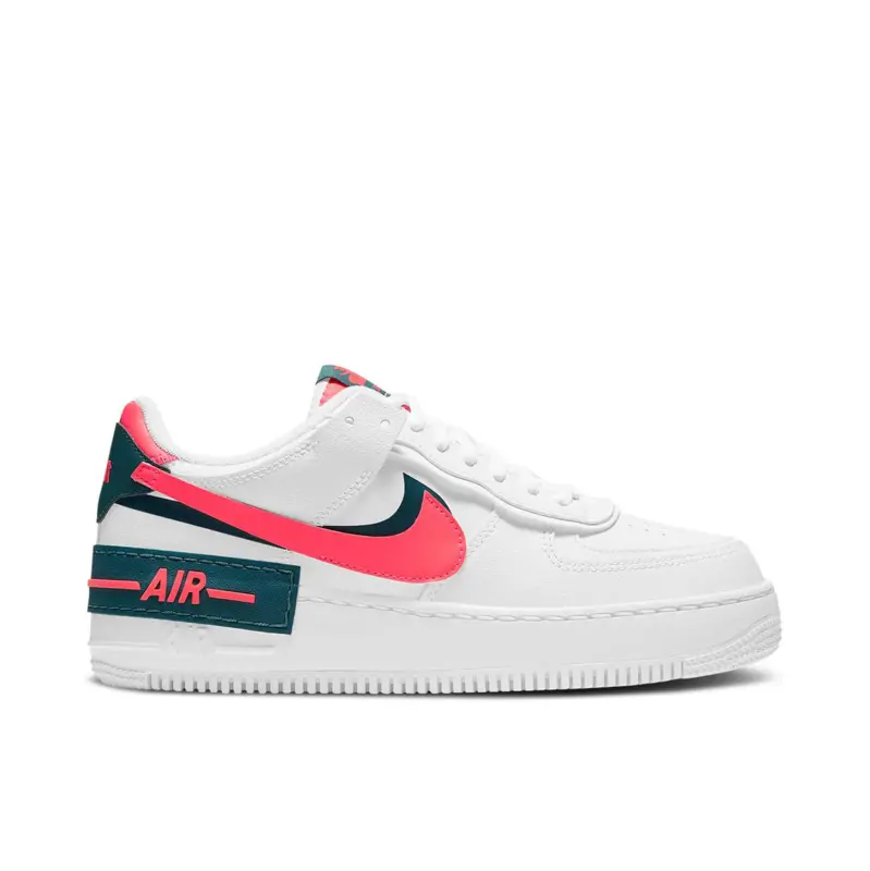 Nike Air Force 1 Shadow White Solar Red (W)