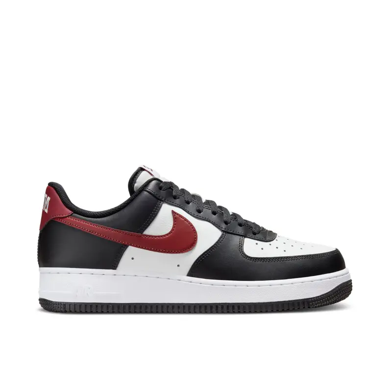Nike Air Force 1 Low '07 Black White Dark Team Red