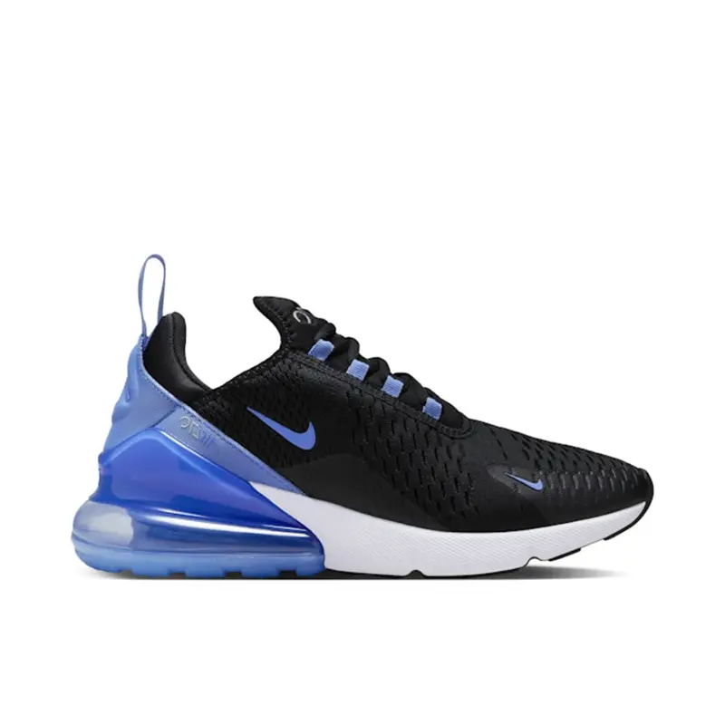 Nike Air Max 270 Black Metallic Silver Royal Pulse (W)
