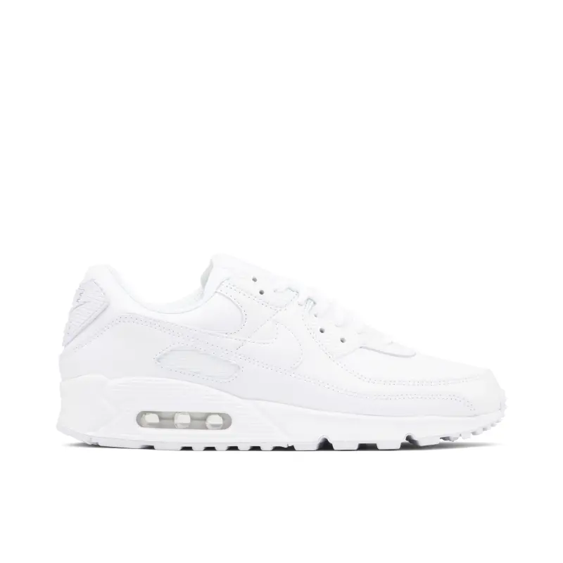 Nike Air Max 90 Triple White Leather (2020)