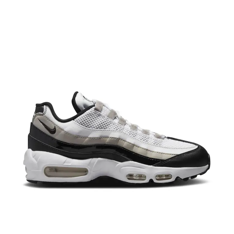 Nike Air Max 95 White Light Iron Ore Black Patent (W)