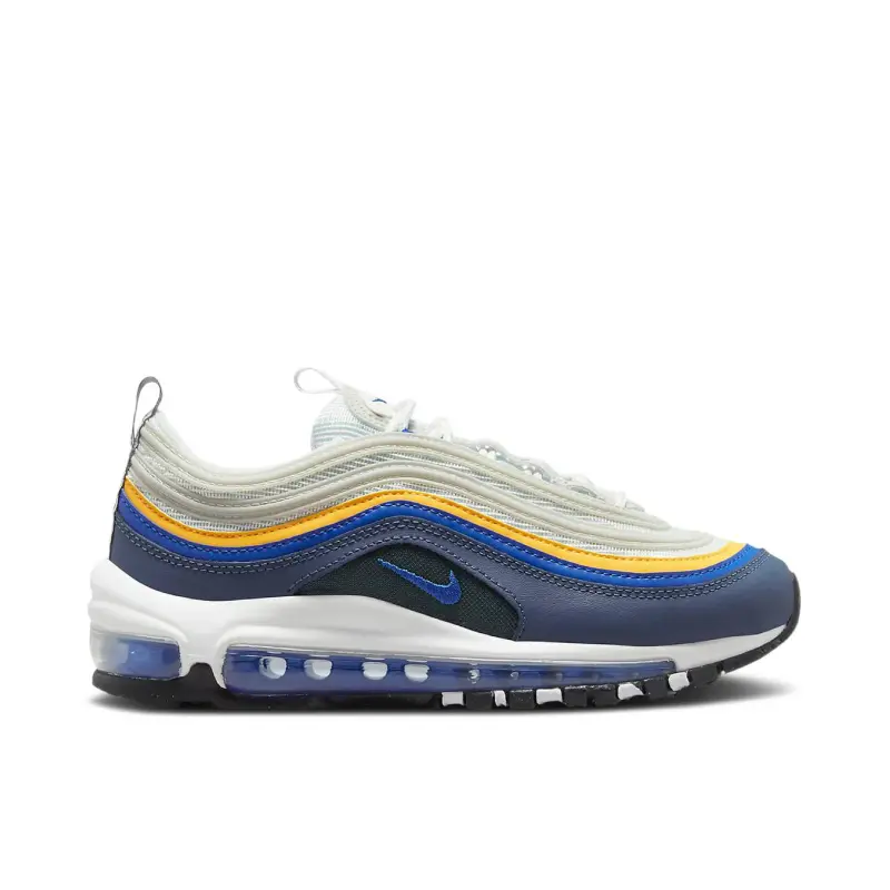 Nike Air Max 97 White Blue Laser Orange (GS)