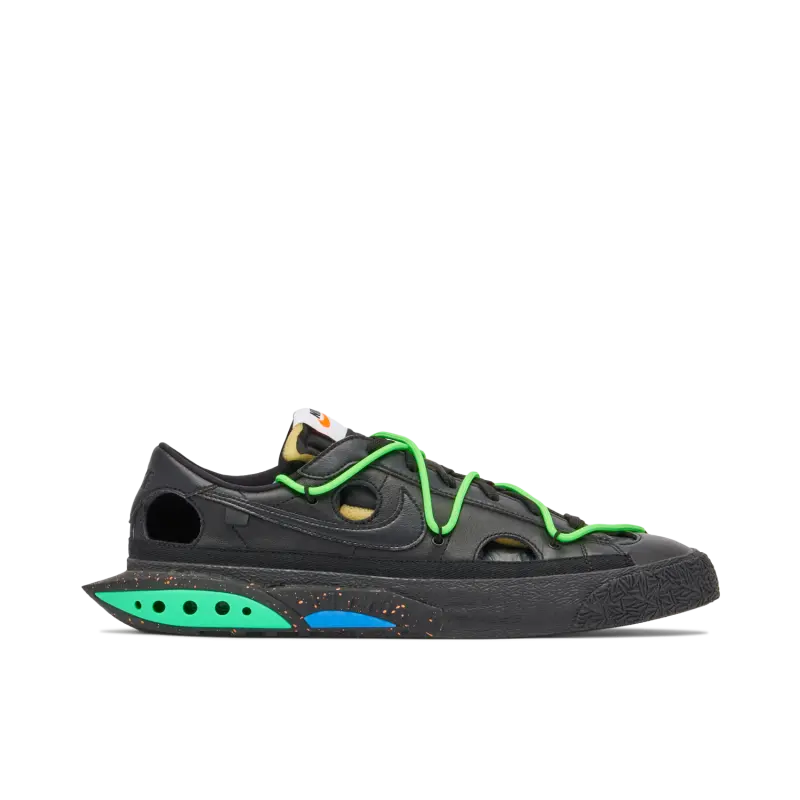 Off-White x Nike Blazer Low Black Green