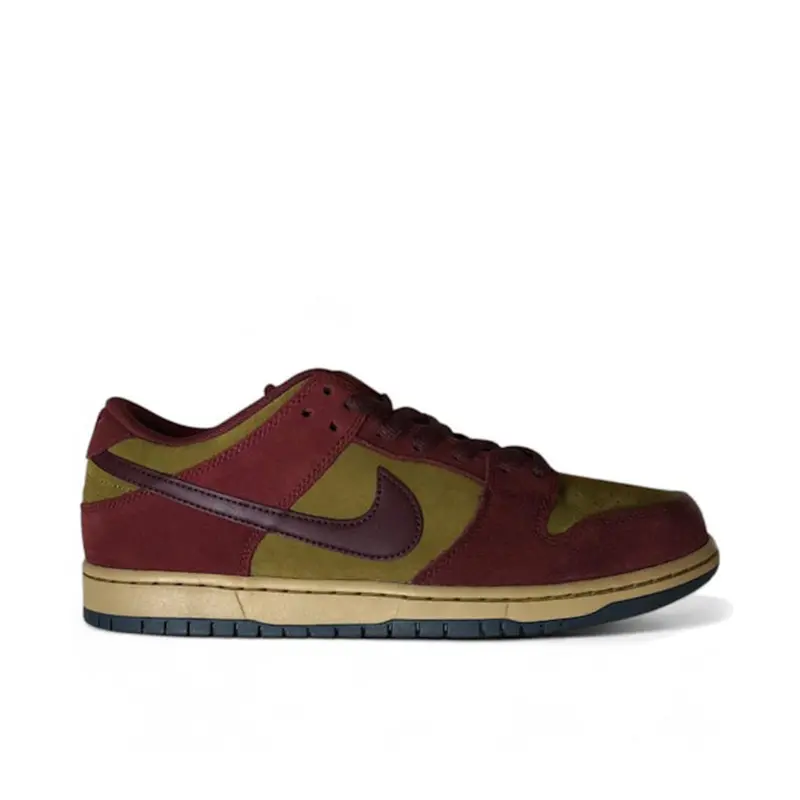 Nike SB Dunk Low Dark Team Red Olive Flak