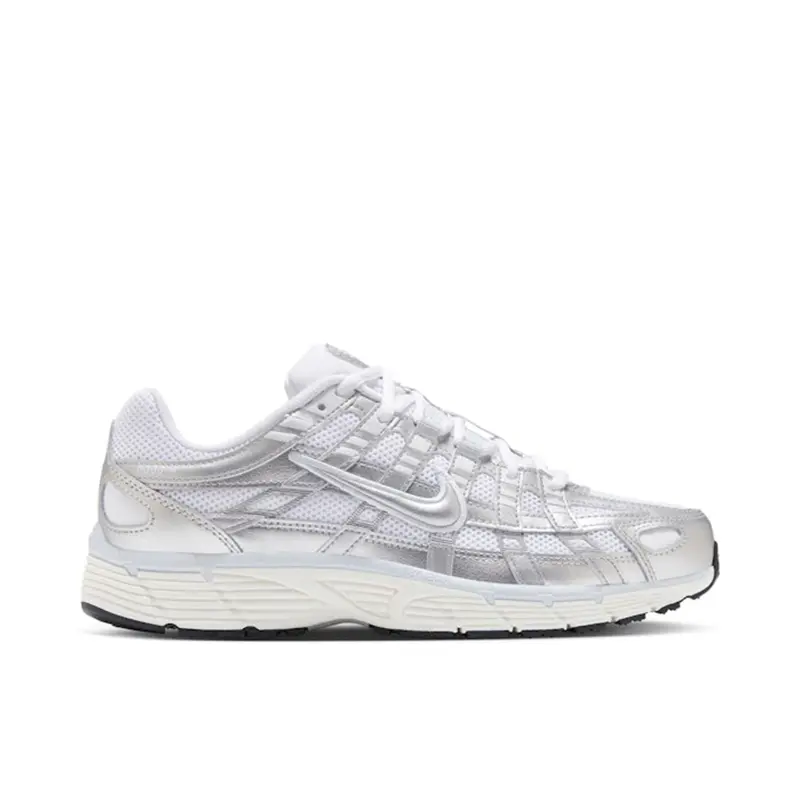 Nike P-6000 White Blue Tint Sail Metallic Silver (W)