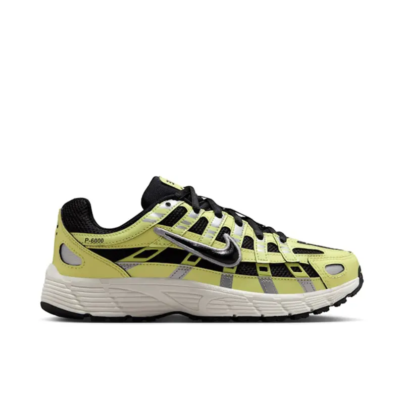 Nike P-6000 Light Lemon Twist Metallic Silver Sail Black (GS)