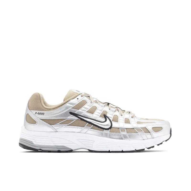 Nike P-6000 Khaki Metallic Silver