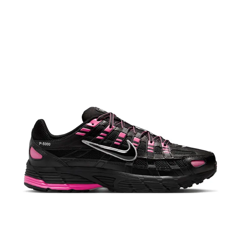 Nike P-6000 Pink Blast Metallic Silver Black