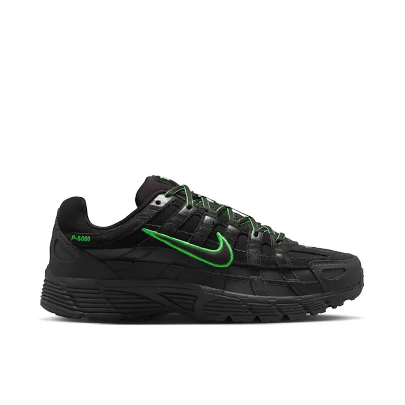 Nike P-6000 PRM Black Green Strike